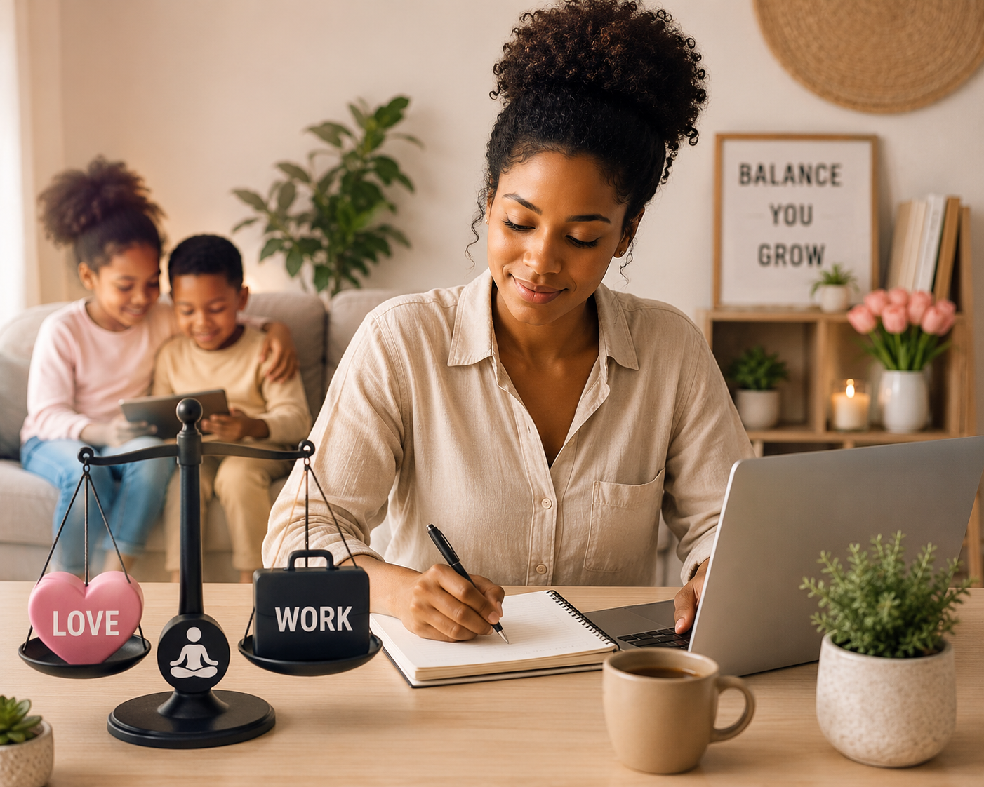 Balancing your love and work life.